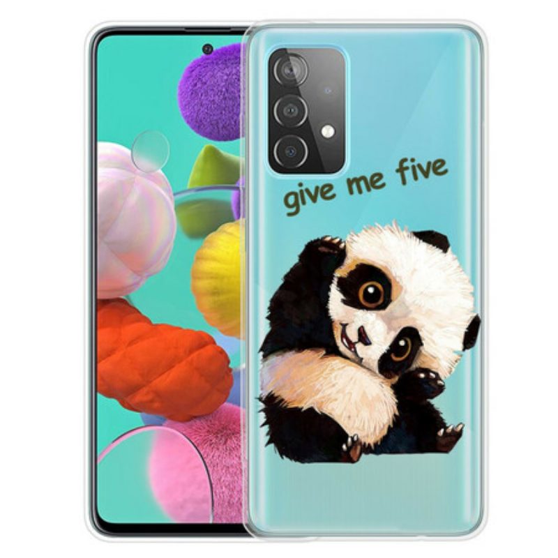 Telefoonhoesje voor Samsung Galaxy A32 5G Panda Geef Me Vijf