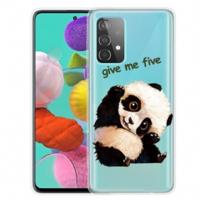 Telefoonhoesje voor Samsung Galaxy A32 5G Panda Geef Me Vijf