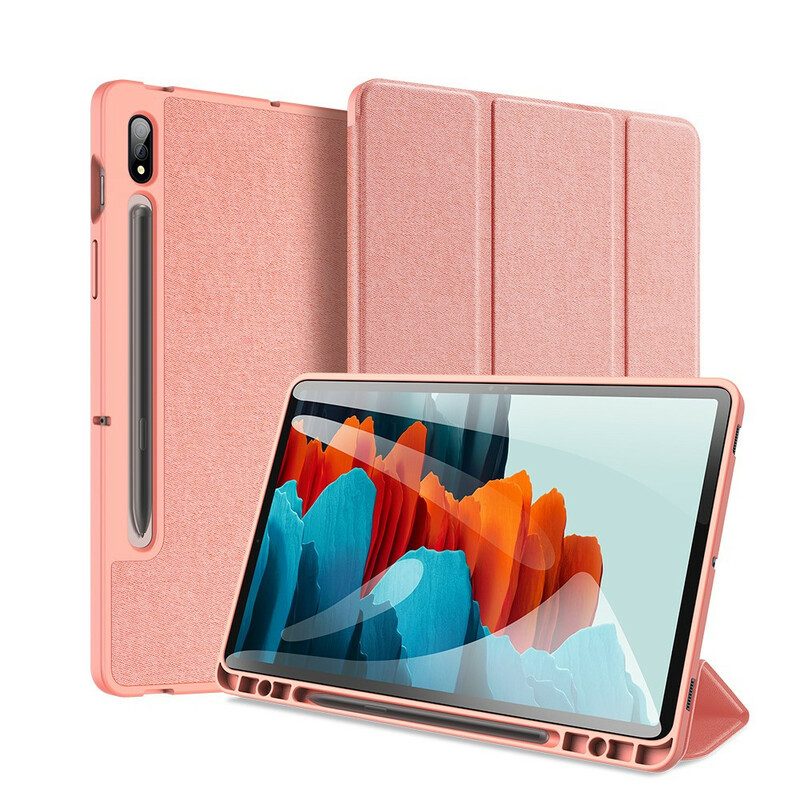 Bescherming Hoesje voor Samsung Galaxy Tab S8 / Tab S7 Domo-serie Dux-ducis