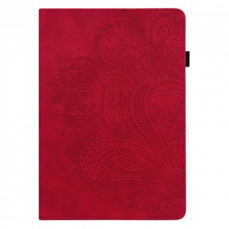 Cover voor Samsung Galaxy Tab S8 / Tab S7 Bloemenprint