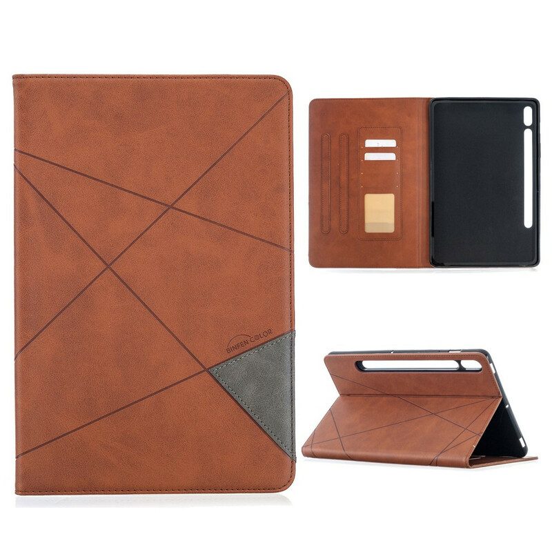 Cover voor Samsung Galaxy Tab S8 / Tab S7 Geometrie