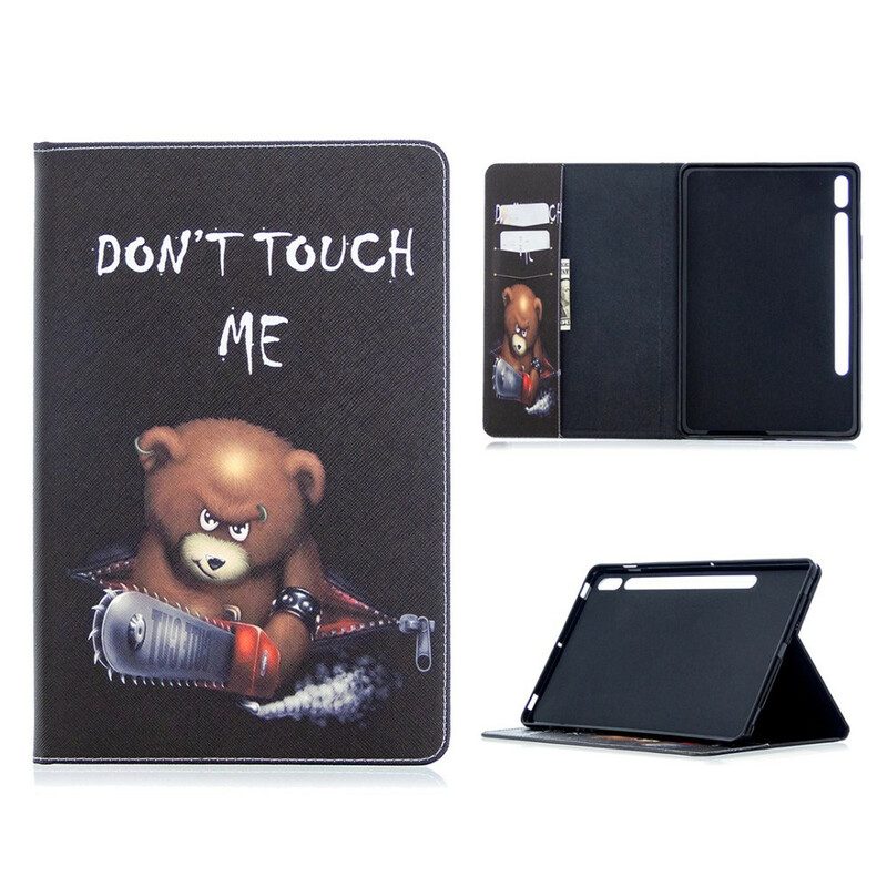 Cover voor Samsung Galaxy Tab S8 / Tab S7 Gevaarlijke Beer