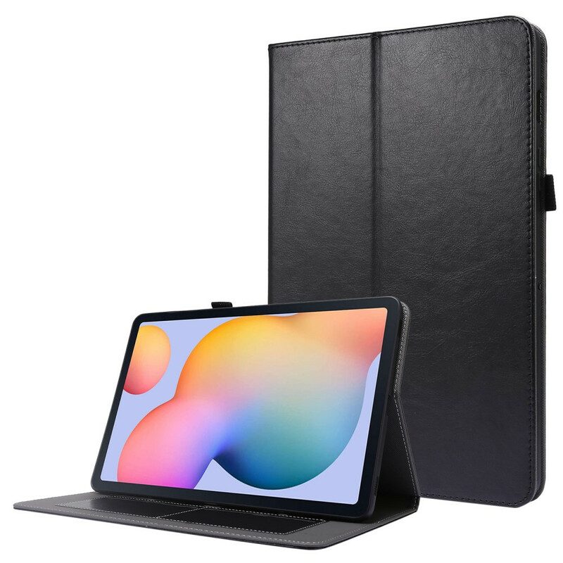 Cover voor Samsung Galaxy Tab S8 / Tab S7 Klassiek Kunstleer