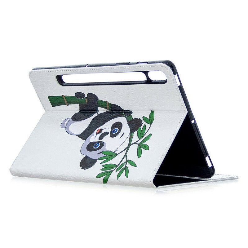 Cover voor Samsung Galaxy Tab S8 / Tab S7 Panda-afdrukpatroon