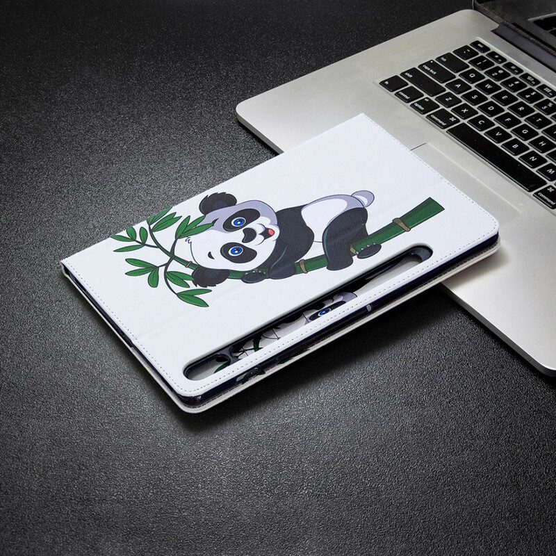 Cover voor Samsung Galaxy Tab S8 / Tab S7 Panda-afdrukpatroon