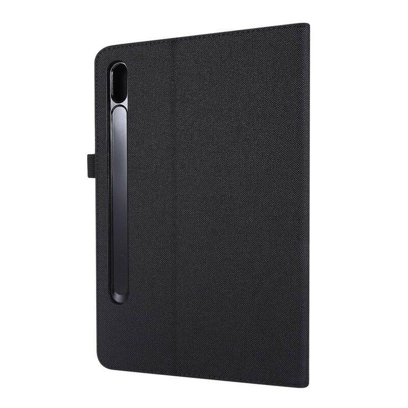 Cover voor Samsung Galaxy Tab S8 / Tab S7 Premium Stof