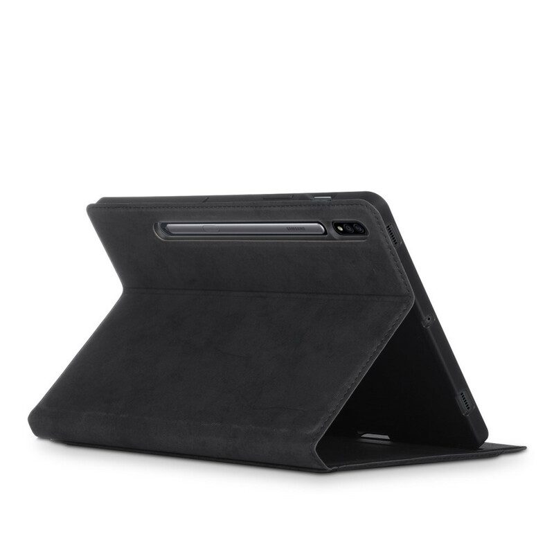 Cover voor Samsung Galaxy Tab S8 / Tab S7 Zakelijk Leereffect