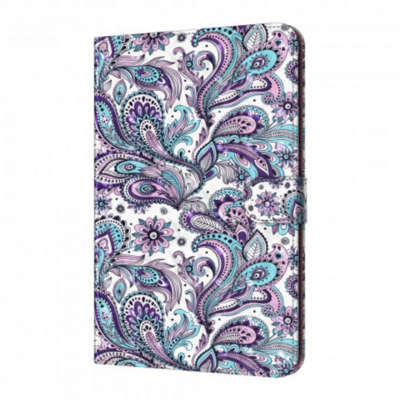 Folio-hoesje voor Samsung Galaxy Tab S8 / Tab S7 Kunstleer Paisley-patroon