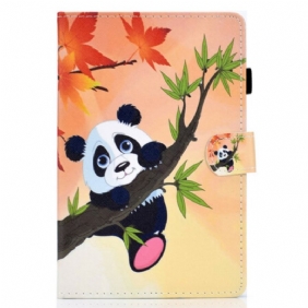 Folio-hoesje voor Samsung Galaxy Tab S8 / Tab S7 Leuke Panda