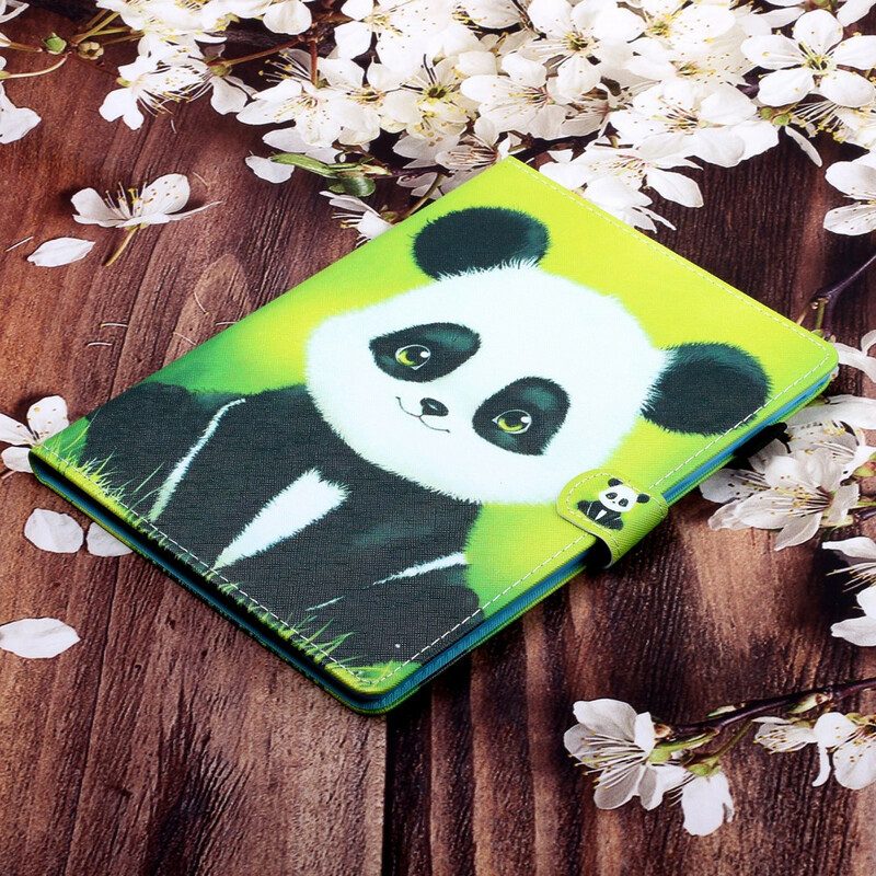 Folio-hoesje voor Samsung Galaxy Tab S8 / Tab S7 Leuke Panda