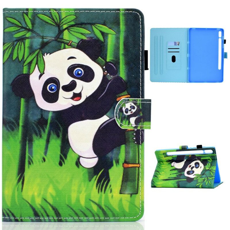 Folio-hoesje voor Samsung Galaxy Tab S8 / Tab S7 Panda