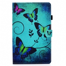 Folio-hoesje voor Samsung Galaxy Tab S8 / Tab S7 Unieke Vlinders