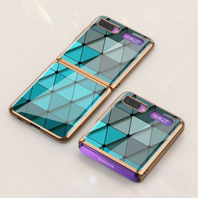 Hoesje voor Samsung Galaxy Z Flip Folio-hoesje Styling Geometrie Gkk