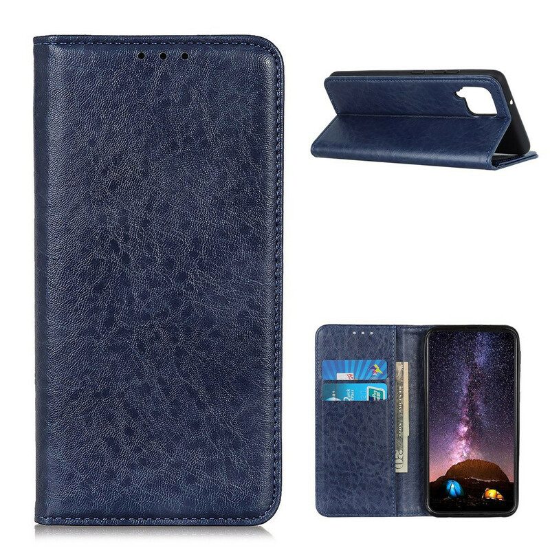 Bescherming Hoesje voor Samsung Galaxy M12 / A12 Folio-hoesje Gespleten Leerstijl