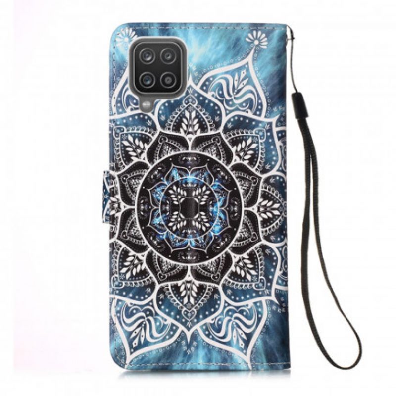 Flip Case voor Samsung Galaxy M12 / A12 Mandala In De Lucht