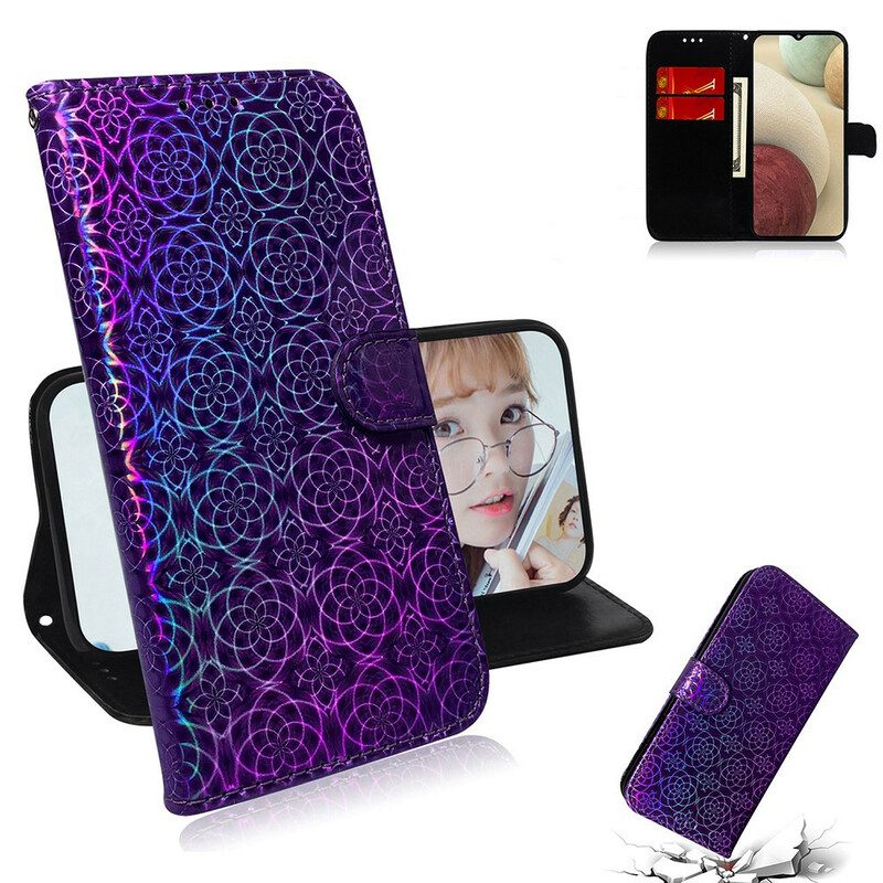 Folio-hoesje voor Samsung Galaxy M12 / A12 Pure Kleur