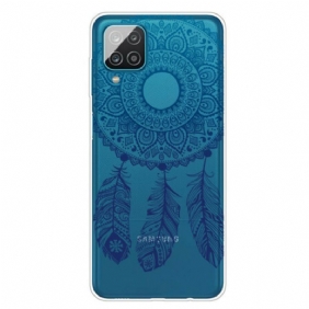 Hoesje voor Samsung Galaxy M12 / A12 Enkelbloemige Mandala