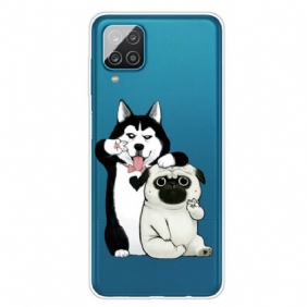 Hoesje voor Samsung Galaxy M12 / A12 Grappige Honden