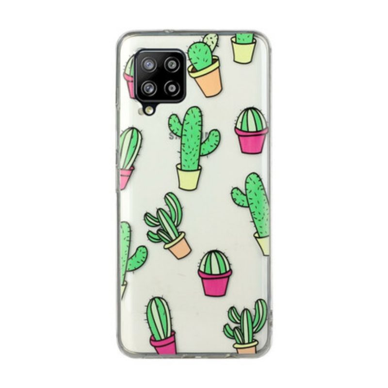 Hoesje voor Samsung Galaxy M12 / A12 Mini Cactussen