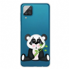 Hoesje voor Samsung Galaxy M12 / A12 Naadloze Trieste Panda