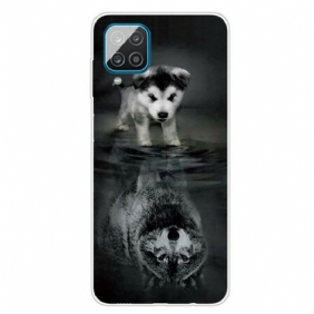 Hoesje voor Samsung Galaxy M12 / A12 Puppy-droom