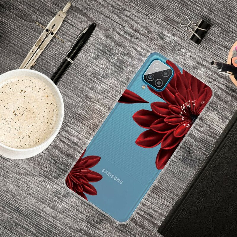 Hoesje voor Samsung Galaxy M12 / A12 Wilde Bloemen