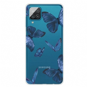 Hoesje voor Samsung Galaxy M12 / A12 Wilde Vlinders