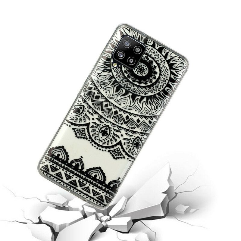 Telefoonhoesje voor Samsung Galaxy M12 / A12 Naadloze Bloemenmandala