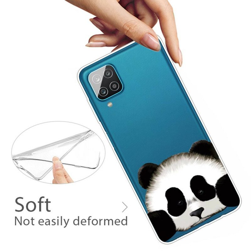 Telefoonhoesje voor Samsung Galaxy M12 / A12 Naadloze Panda