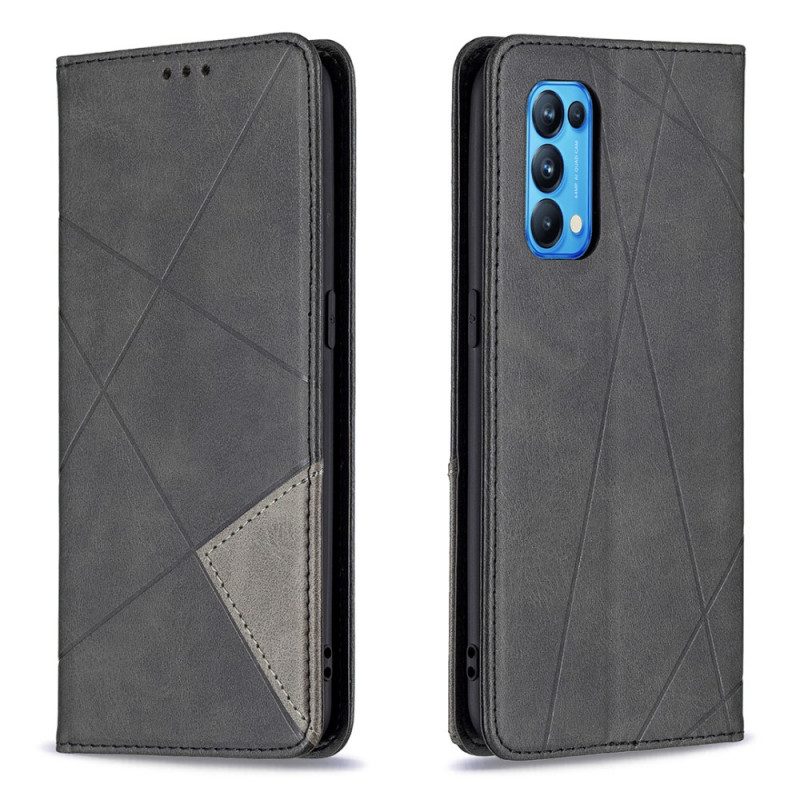 Bescherming Hoesje voor Oppo Find X3 Lite Folio-hoesje Artistieke Stijl