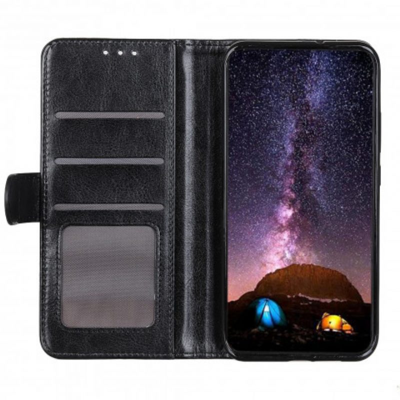 Flip Case voor Sony Xperia 5 III Finesse Van Kunstleer