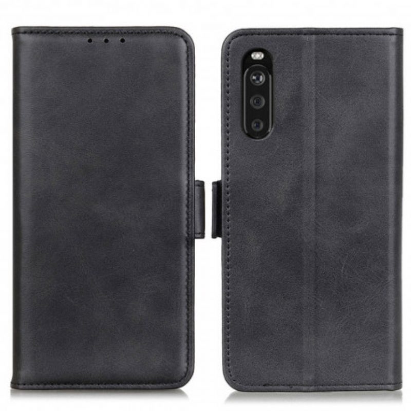 Flip Case voor Sony Xperia 5 III Folio-hoesje Dubbele Klep