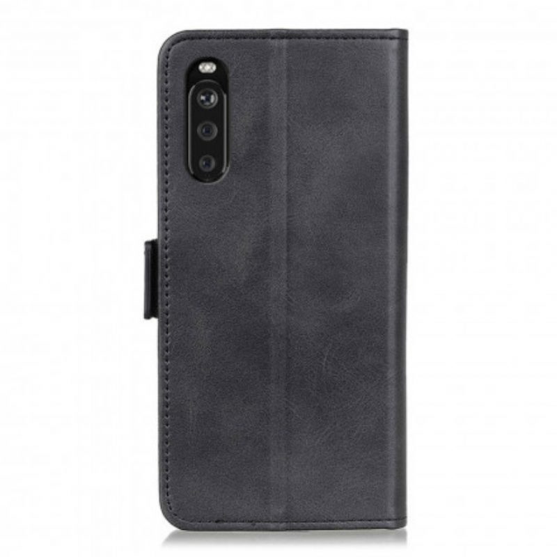 Flip Case voor Sony Xperia 5 III Folio-hoesje Dubbele Klep