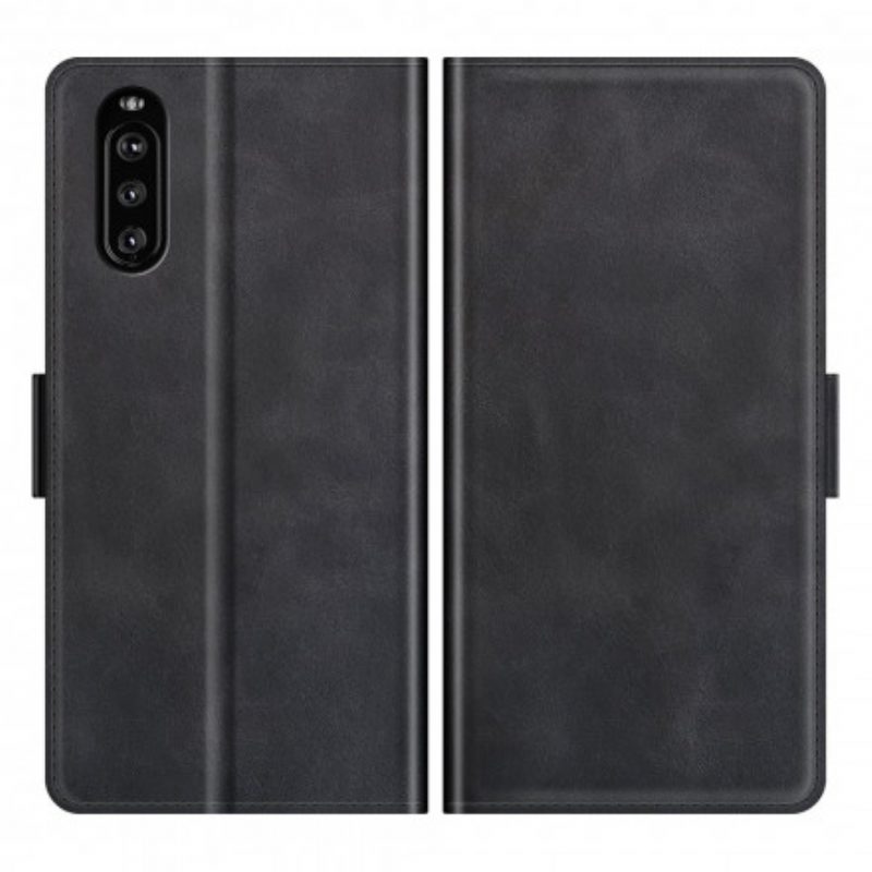 Folio-hoesje voor Sony Xperia 5 III Flip Case Klassieke Dubbele Klep