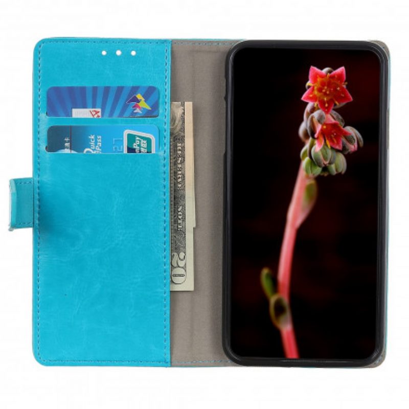 Folio-hoesje voor Sony Xperia 5 III Klassiek Leereffect