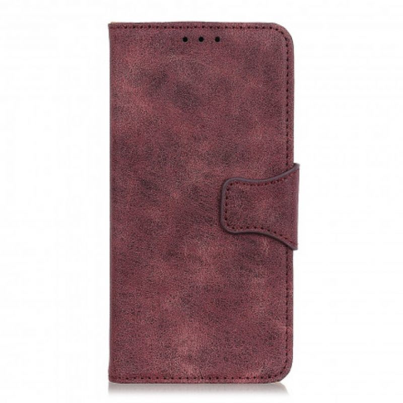 Leren Hoesje voor Sony Xperia 5 III Vintage Gespleten Leer