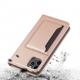 Bescherming Hoesje voor iPhone 12 / 12 Pro Folio-hoesje Kaarthouder Standaard