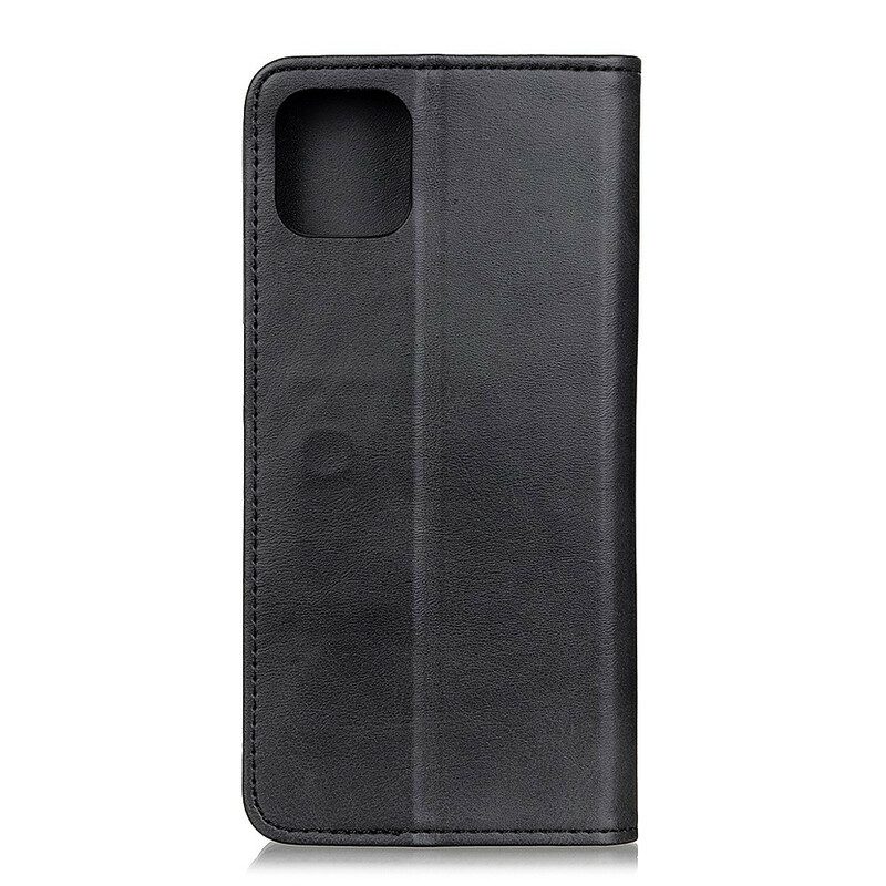 Bescherming Hoesje voor iPhone 12 / 12 Pro Folio-hoesje Mat Splitleer