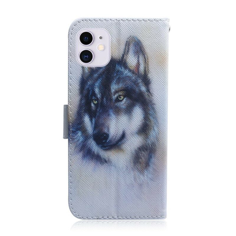 Flip Case voor iPhone 12 / 12 Pro Honden Uiterlijk