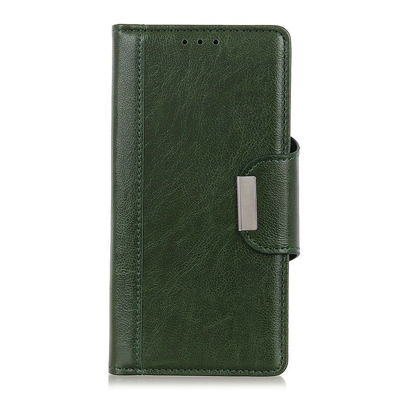 Folio-hoesje voor iPhone 12 / 12 Pro Elegante Sluiting Van Kunstleer