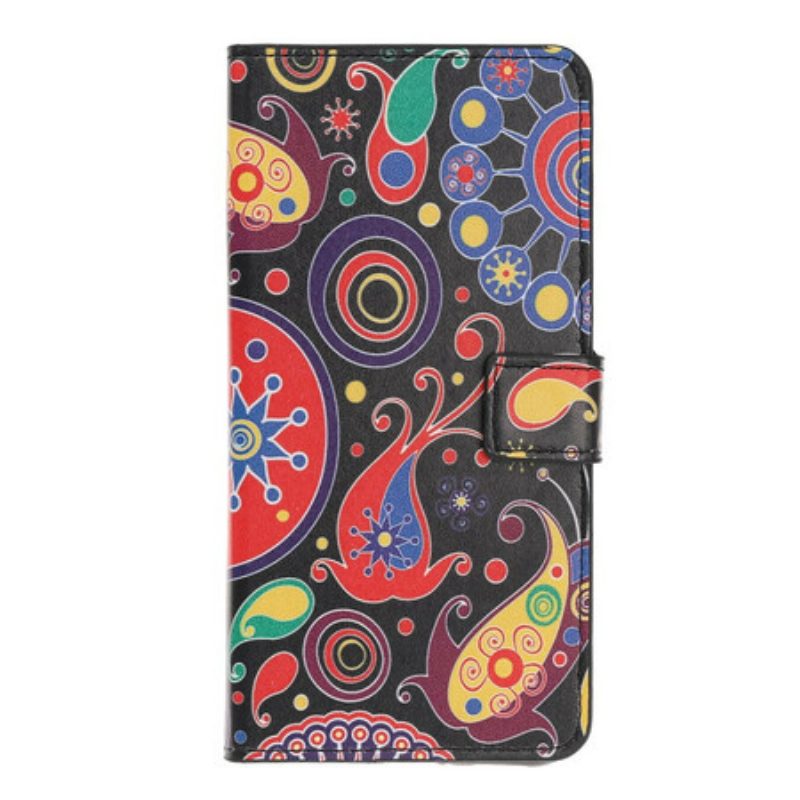 Folio-hoesje voor iPhone 12 / 12 Pro Galaxy-ontwerp