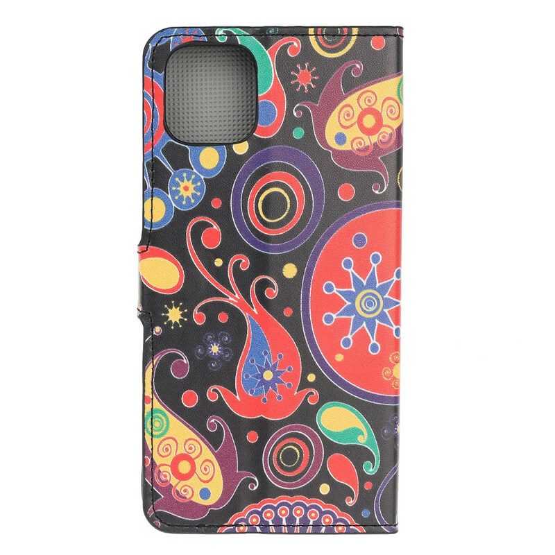 Folio-hoesje voor iPhone 12 / 12 Pro Galaxy-ontwerp