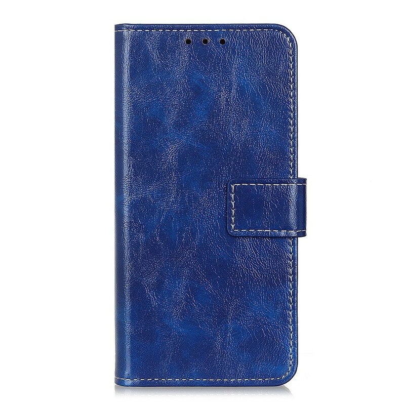 Folio-hoesje voor iPhone 12 / 12 Pro Glanzende En Zichtbare Naden