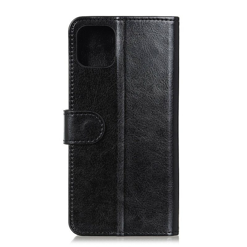 Folio-hoesje voor iPhone 12 / 12 Pro Leren Styling