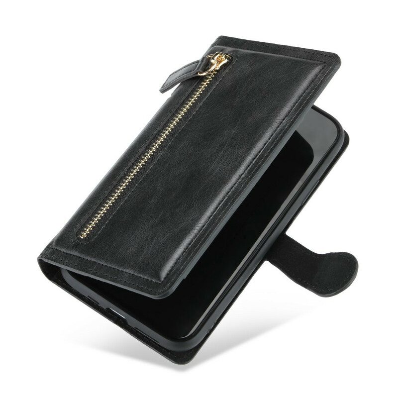 Folio-hoesje voor iPhone 12 / 12 Pro Multifunctionele Portemonnee