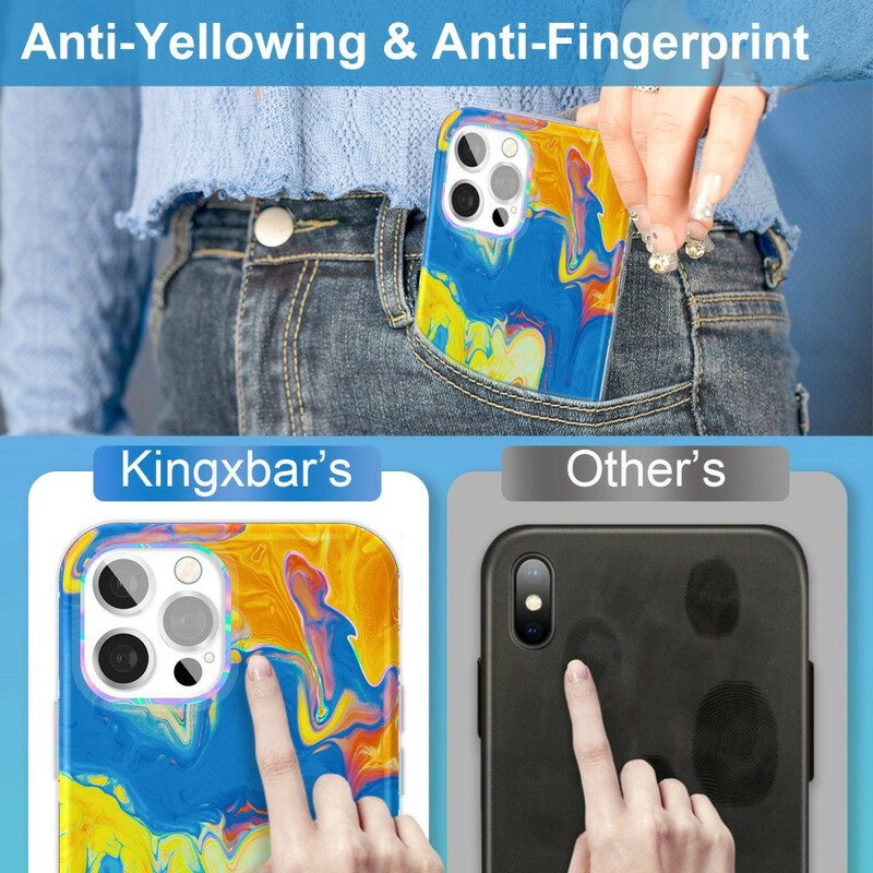 Hoesje voor iPhone 12 / 12 Pro Artistieke Kingxbar