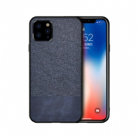 Hoesje voor iPhone 12 / 12 Pro Bi-textuur Kunstleer