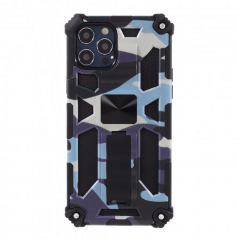 Hoesje voor iPhone 12 / 12 Pro Camouflage Verwijderbare Ondersteuning