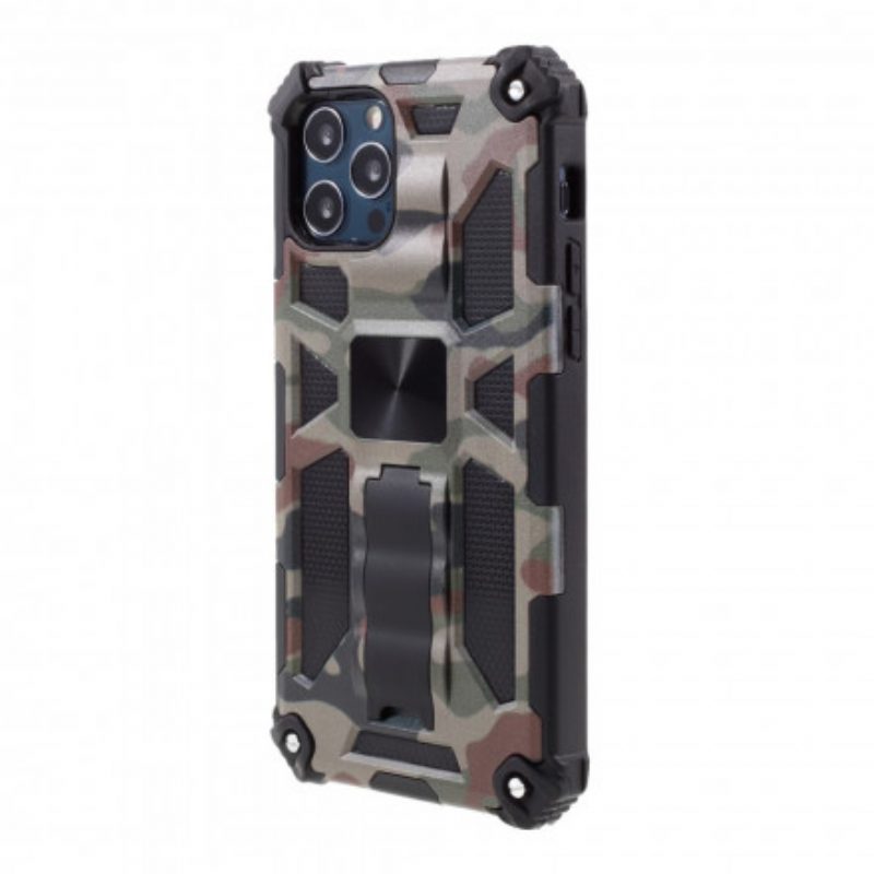 Hoesje voor iPhone 12 / 12 Pro Camouflage Verwijderbare Ondersteuning