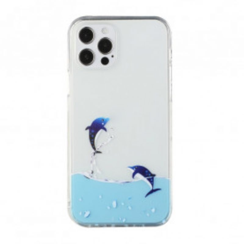 Hoesje voor iPhone 12 / 12 Pro Dolfijn Spellen